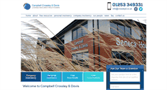 Desktop Screenshot of campbell-crossley-davis.co.uk